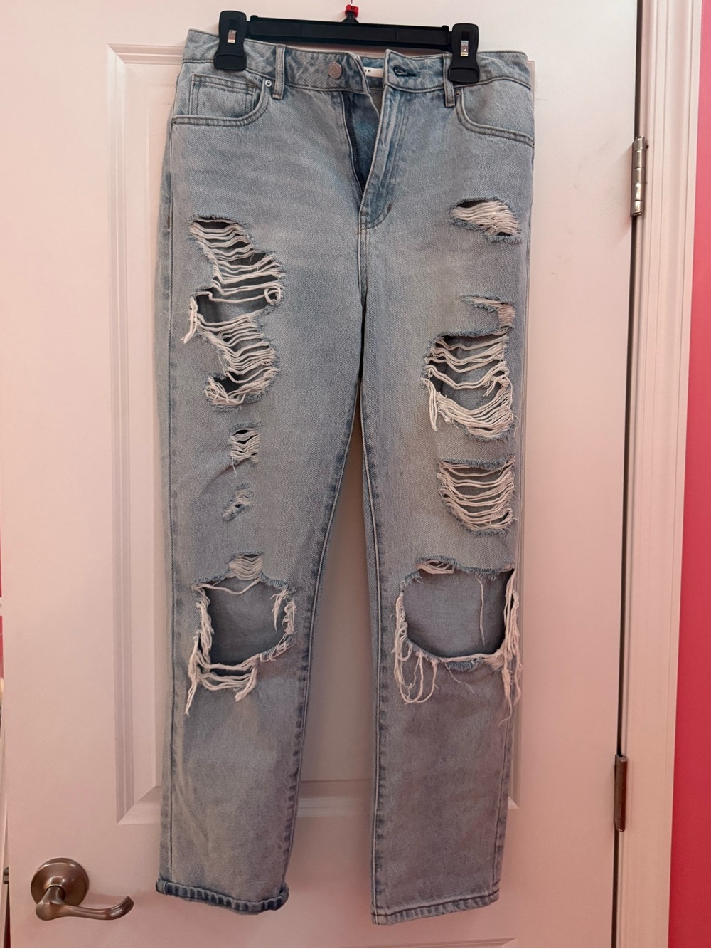 PacSun Light Blue Ripped Boyfriend Jeans